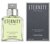 Calvin Klein ETERNITY EDT Spray 3.4 oz, for MEN