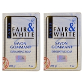 	 Fair & White Exfoliating Soap 200g ( lot of 2 )