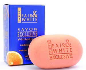 Fair & White Exclusive Exfoliating Soap with Pure Vitamin C.